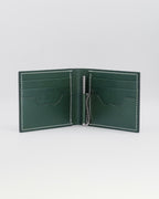 Touter Bifold Clip Wallet - Emerald Green