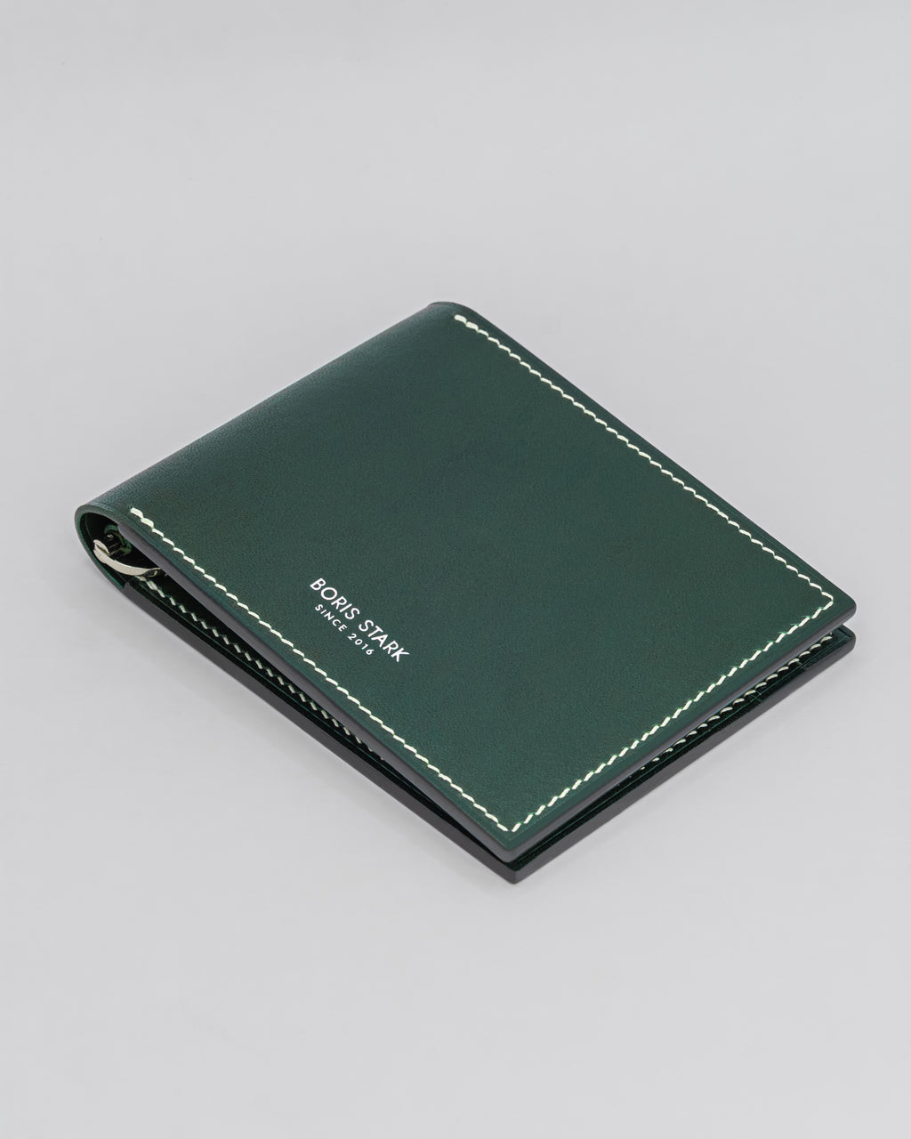 Touter Bifold Clip Wallet - Emerald Green