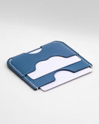 Solis Card Holder - Aquamarine Blue