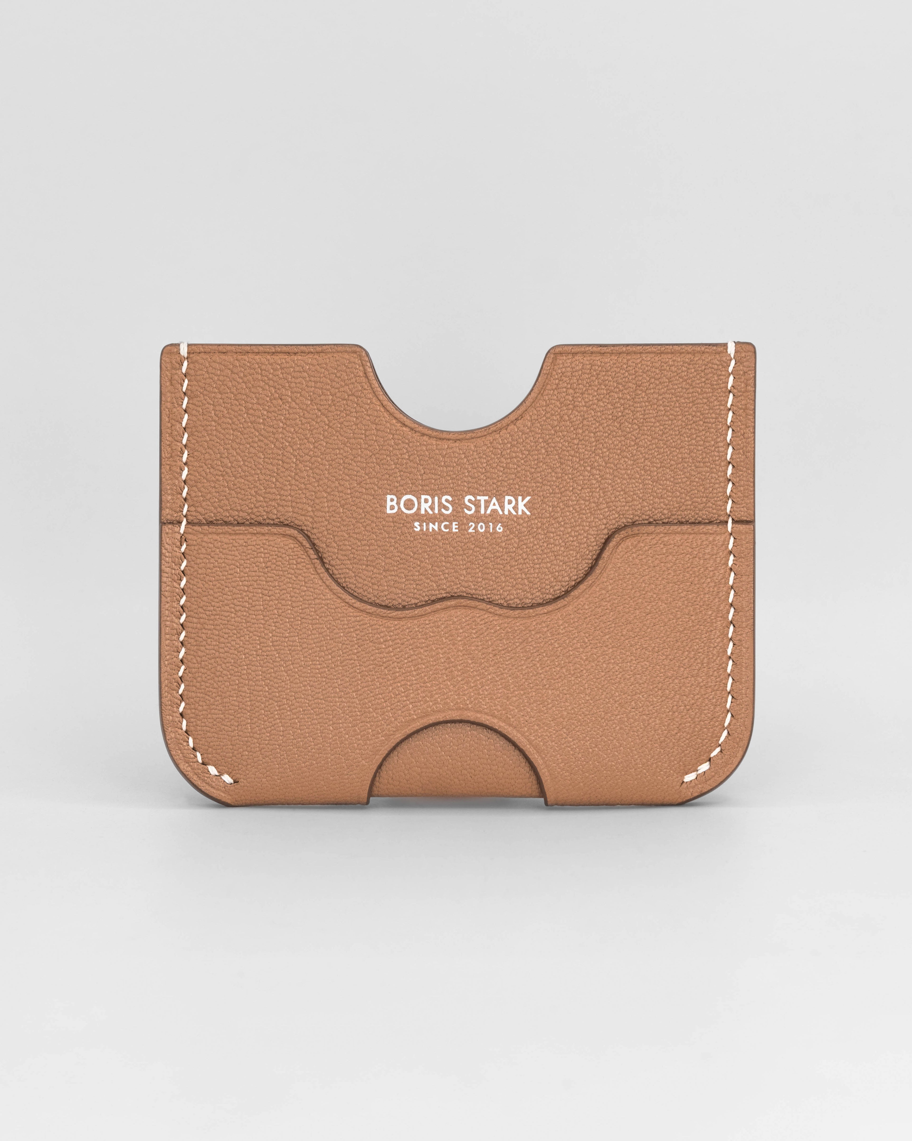 Solis Card Holder - Camel Brown